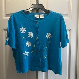 Blair vintage knit cardigan embellished petite